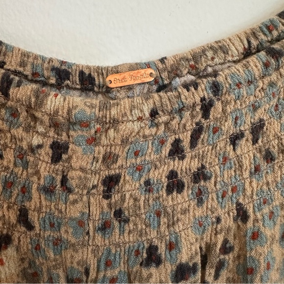 Free People Wide Leg Lounge Pant Latte Combo - Picture 5 of 9